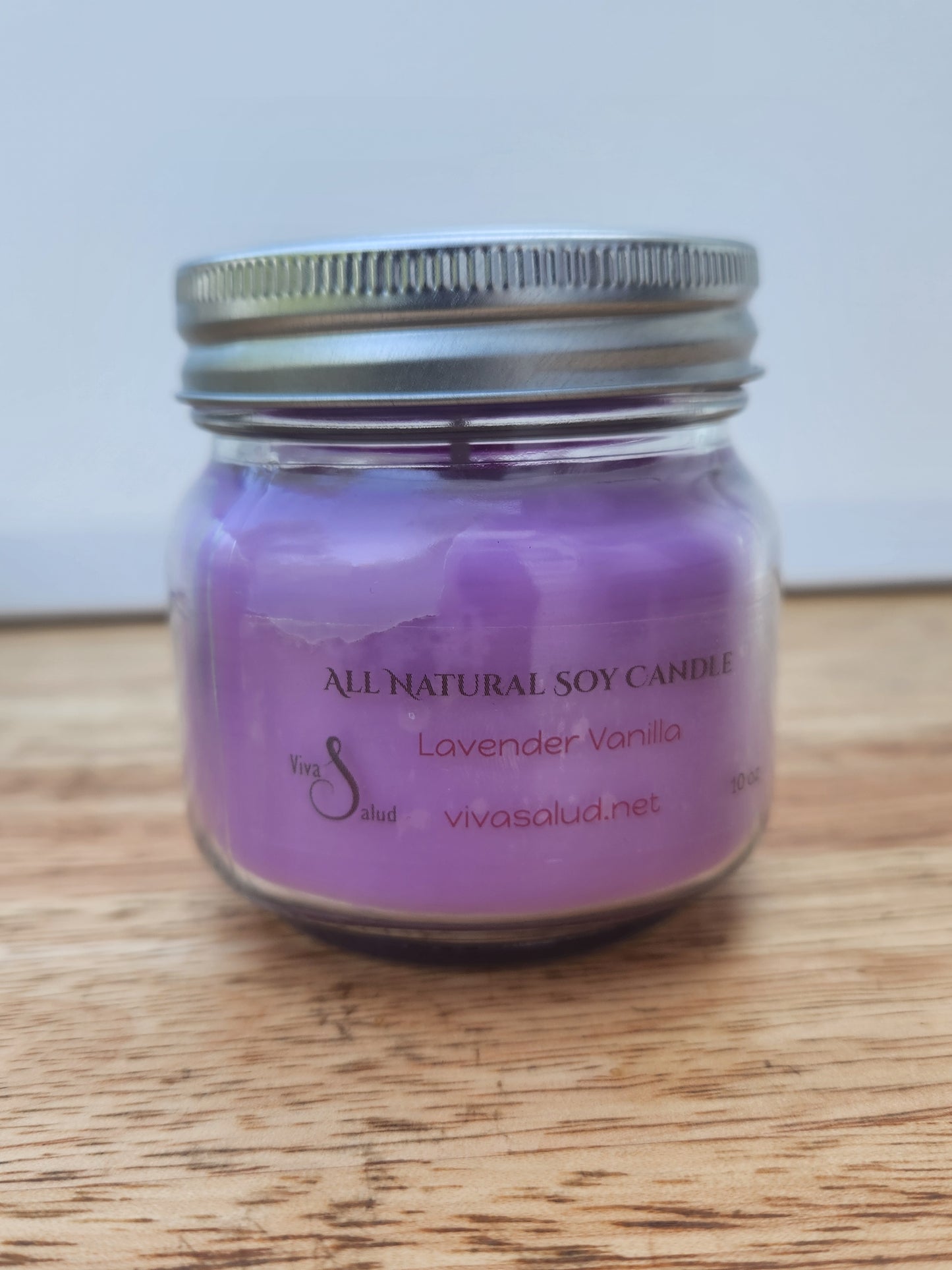 Lavender Vanilla Soy Candle- 10 oz