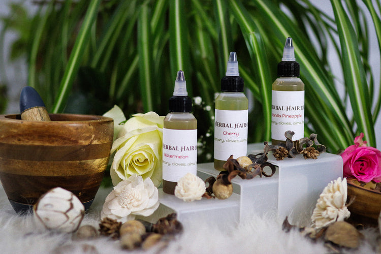 Herbal Hair and Body Oils