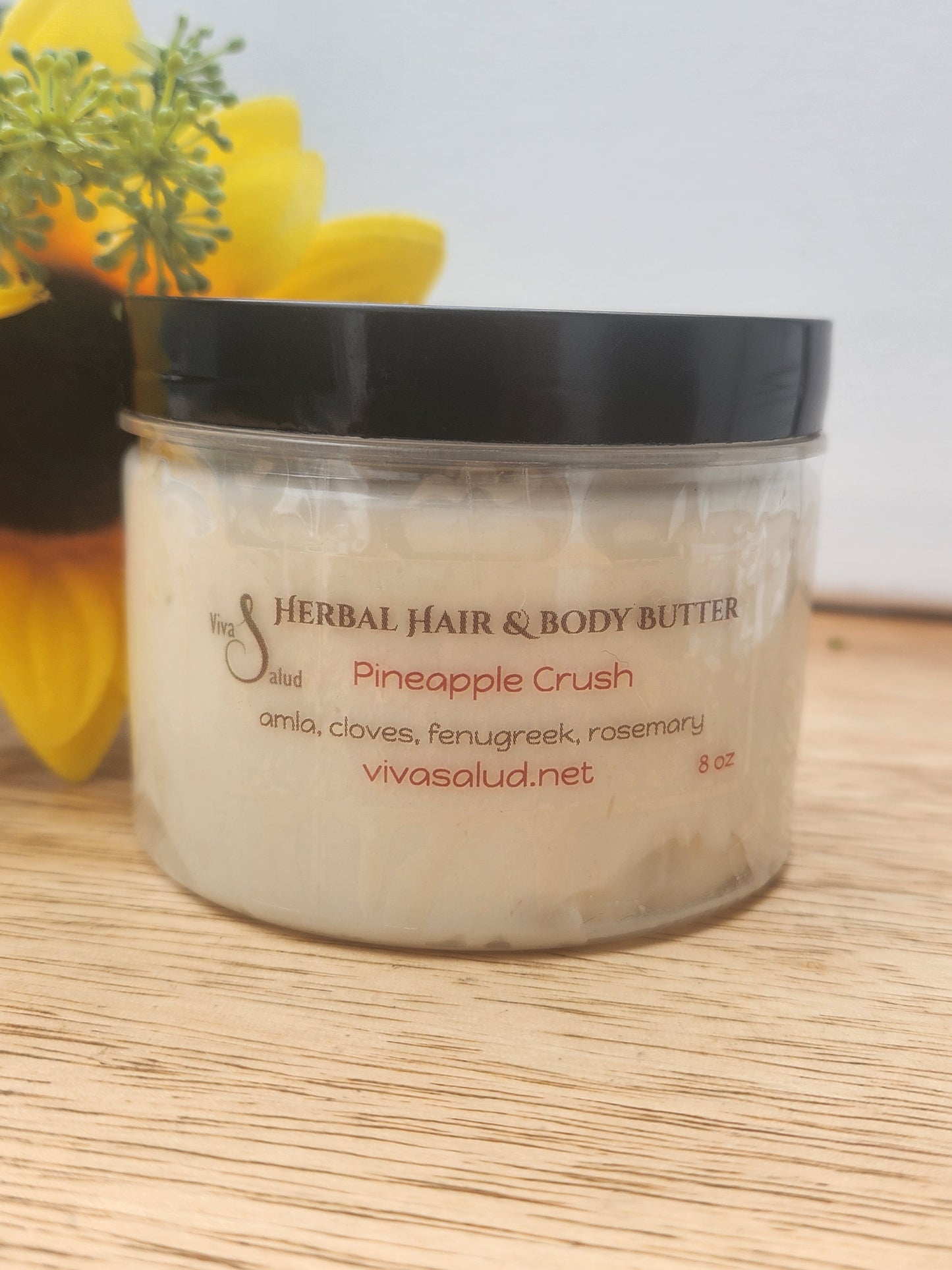 Pineapple Crush Herbal Hair and Body Butter - 8 oz