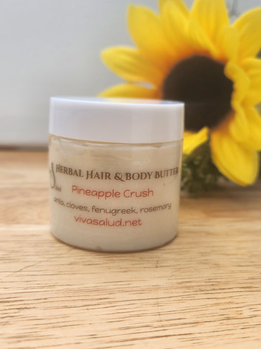Pineapple Crush Herbal Hair and Body Butter - Try-it Size