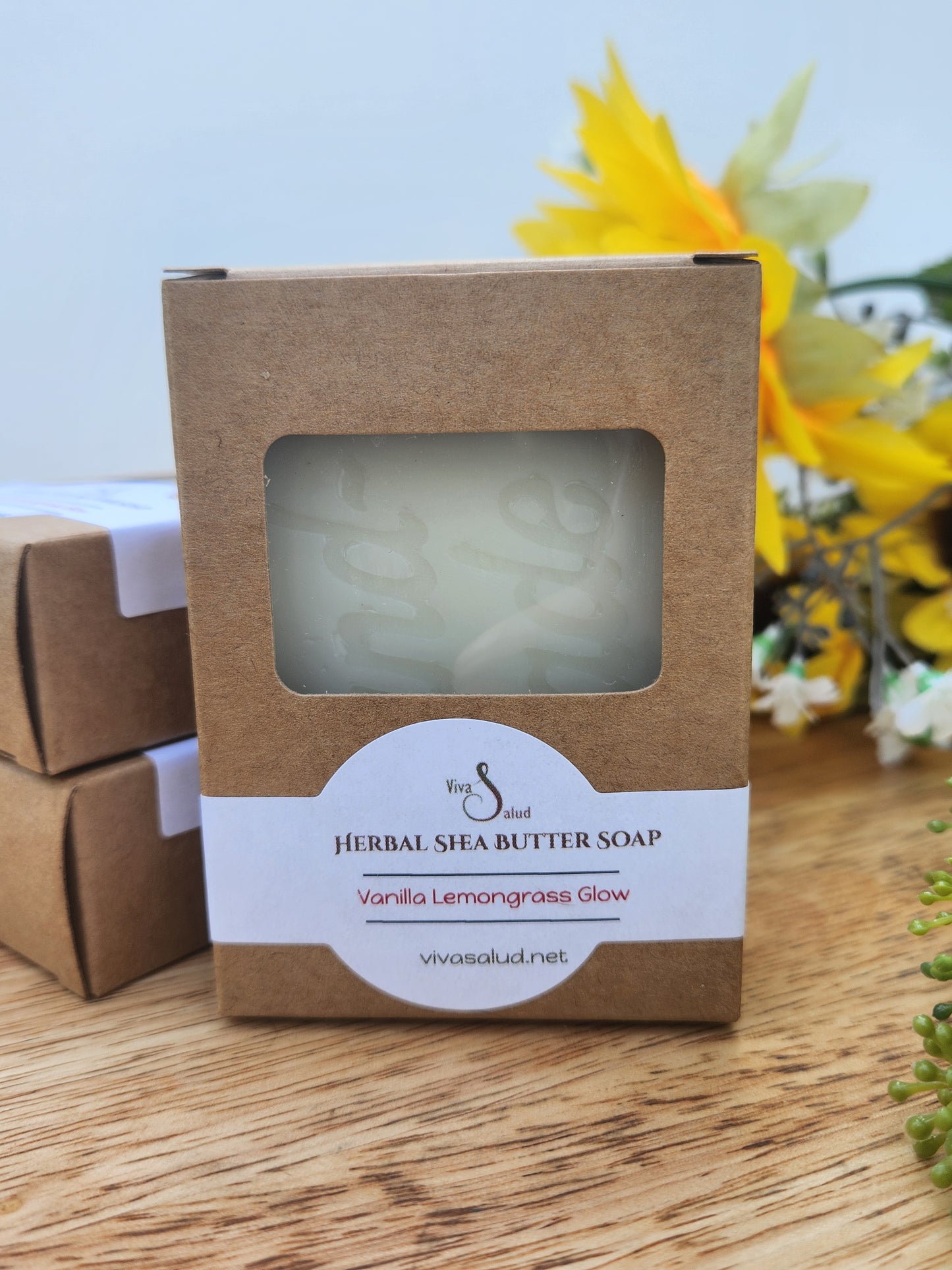 Vanilla Lemongrass Glow Herbal Soap