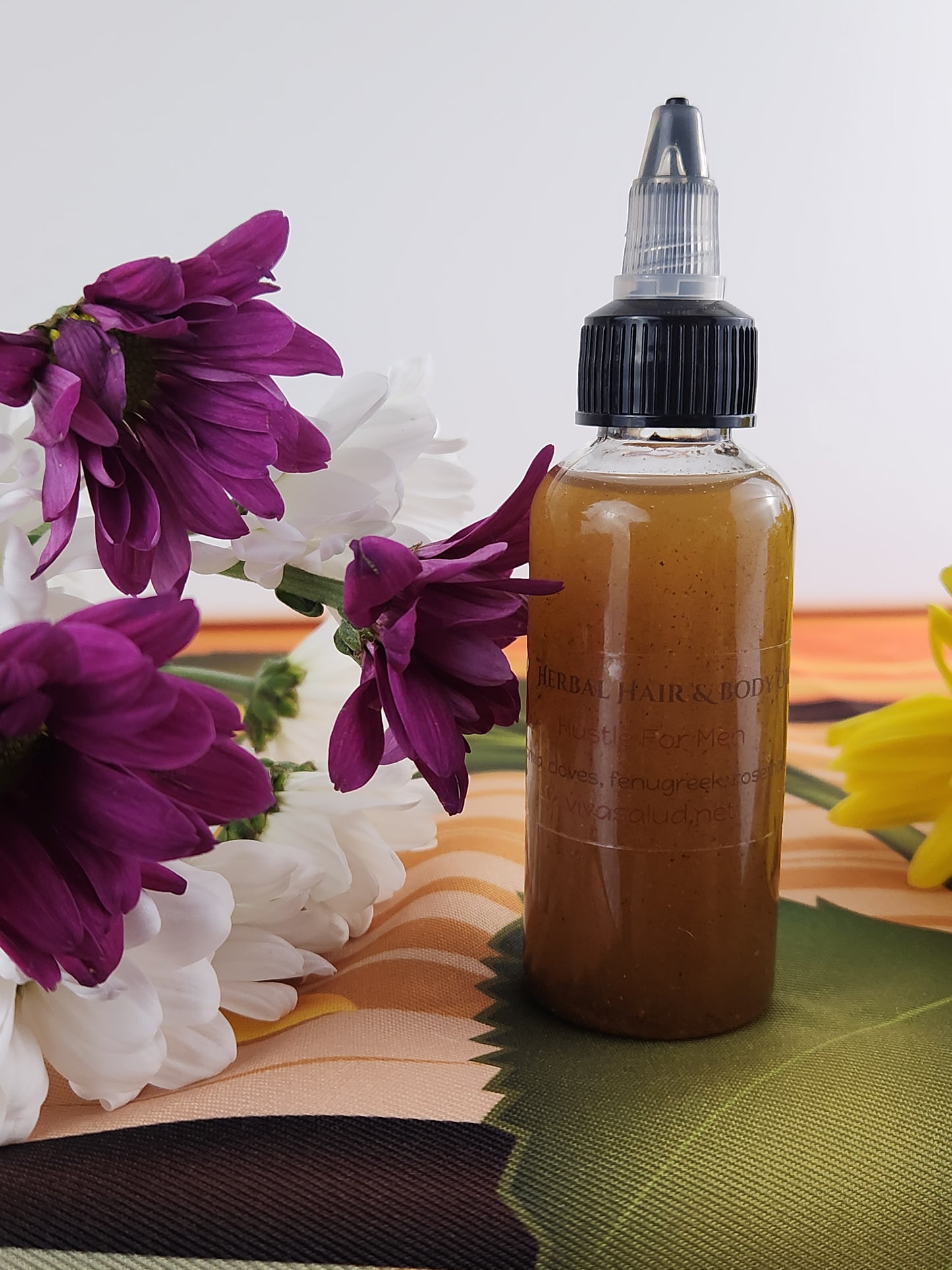 Hustle Unisex Herbal Hair and Beard Oil - 2 oz