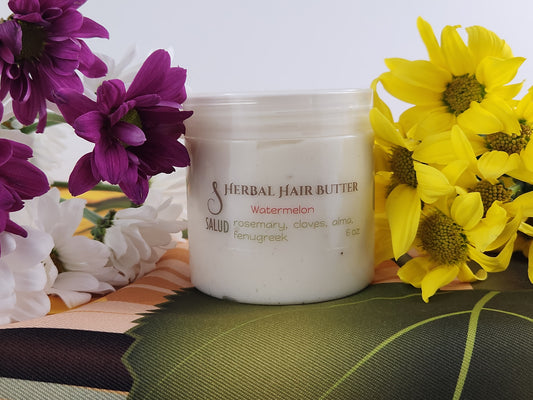 Watermelon Herbal Hair and Body Butter - 6 oz