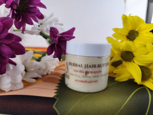 Vanilla Pineapple Herbal Hair and Body Butter - Try-it Size