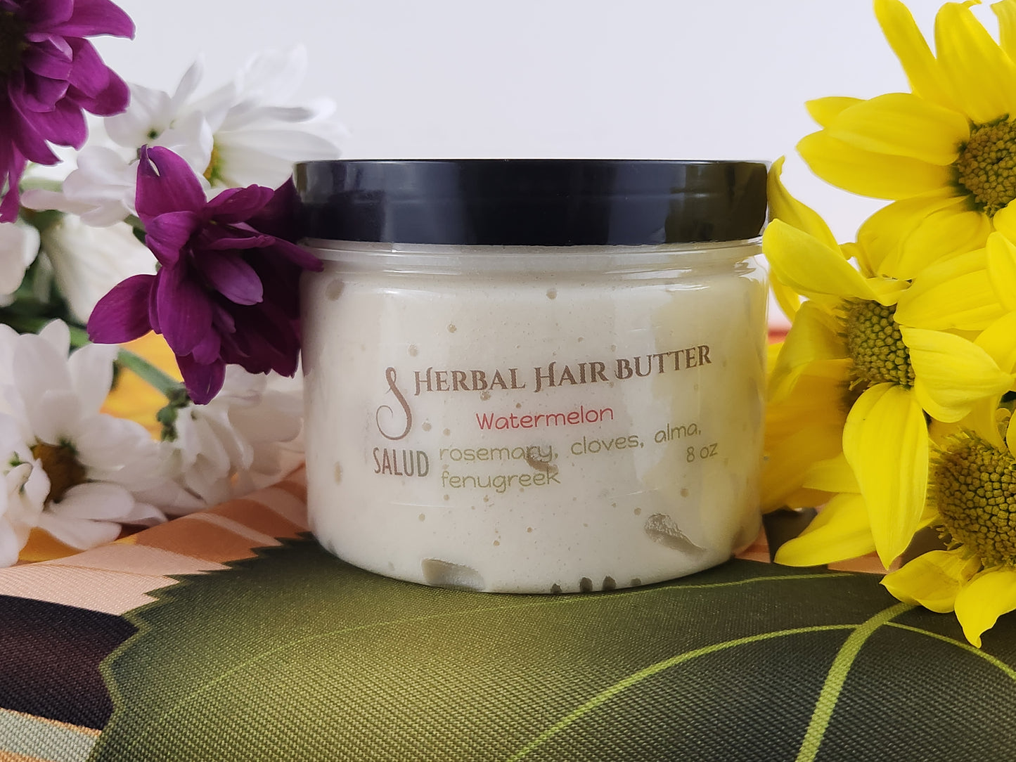 Watermelon Herbal Hair and Body Butter - 8 oz