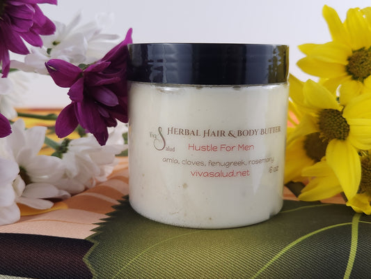 Hustle Unisex Herbal Hair Butter - 6 oz