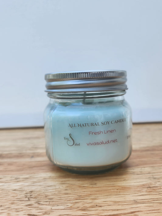 Fresh Linen Soy Candle - 10 oz